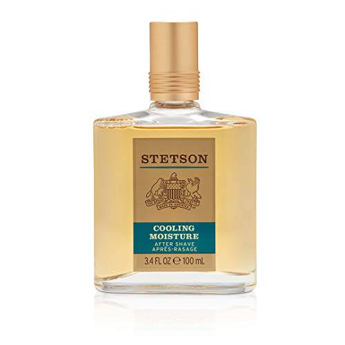Stetson Cooling Moisture After Shave by Scent Beauty - Cooling Moisturizer for Men - Earthy, Woody, Casual and Masculine Aroma with Fragrance Notes of Citrus, Lavender, and Sage - 3.4 Fl Oz