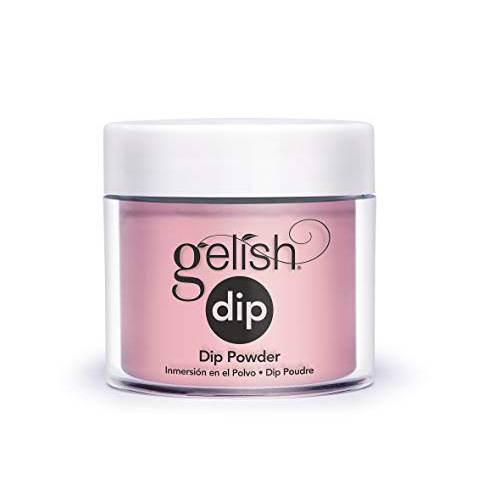 Gelish On Cloud Mine Dip Powder, Pink Nail Dip, Pink Dip Powder Colors, Pink Powder Dip For Nails, .8 ounce