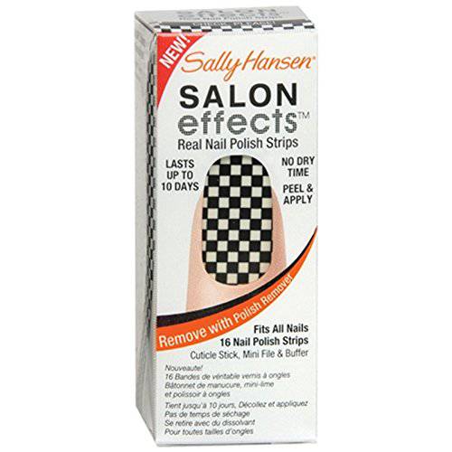 Sally Hansen Salon Effects Nail Polish Strips Check, Please Limited Edition