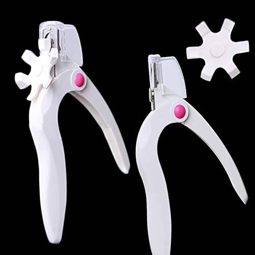 WOPODI 2 Pieces Acrylic Nail Clipper Professional Gel False Nails Tips Cutter Fake Nail Clippers Cutter Trimmer Stainless Steel Manicure Nail Art Tools French Round Squen Manicure Edge Trimmer