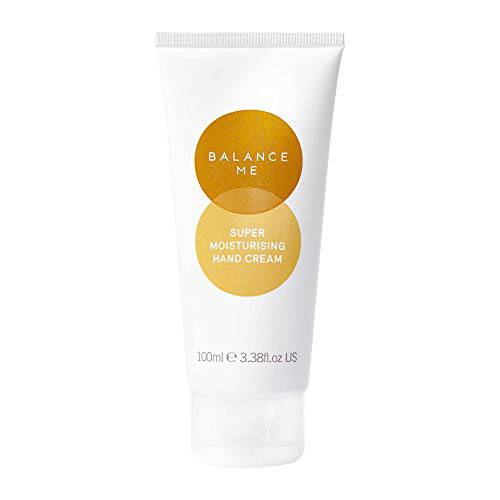 Balance Me Super Moisturising Hand Cream, With Shea Butter & Chamomile, Intensely Nourishes Dry or Cracked Hands, For All Skin Types, 100% Natural, Cruelty-Free, Made in UK, 100ml