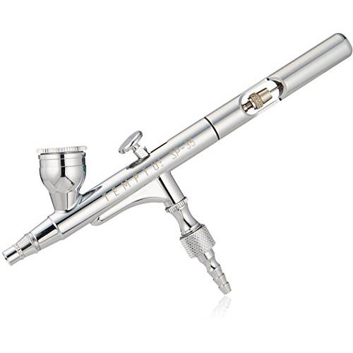 TEMPTU Gravity Feed Airbrush, SP-35 Dual Action Airbrush Gun | Push-and-Pull Trigger | Professional Airbrush For Face, Body & Fine Detail Work | Includes Storage Case