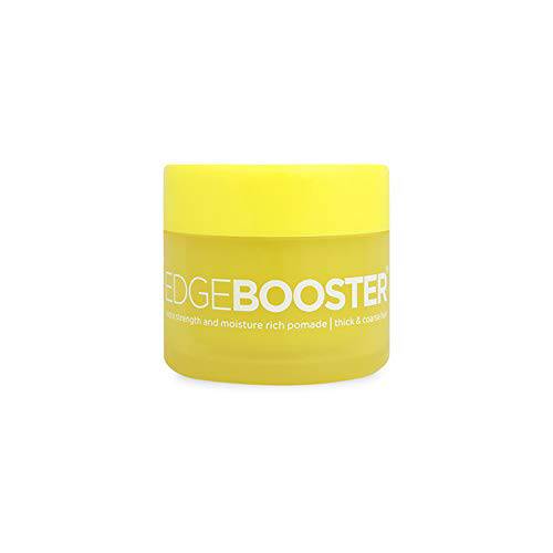 Style Factor Edge Booster Extra Strength Pomade for Thick Coarse Hair TRAVEL SIZE 0.85 Oz (Yellow Quartz)
