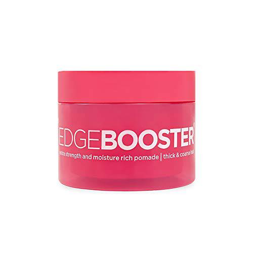 Style Factor Edge Booster Extra Strength Moisture Rich Pomade | Thick Coarse Hair (Pink Beryl)