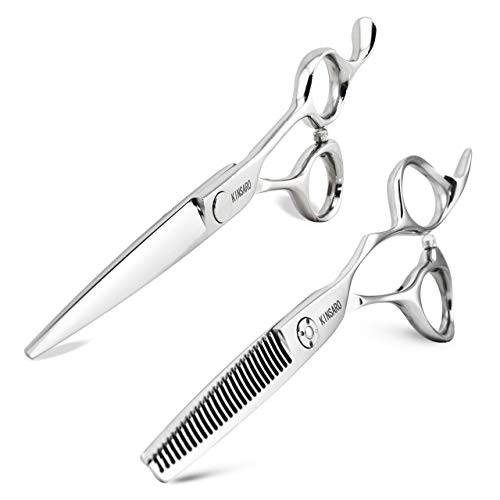 6 Inch Hair Scissors Hair cutting scissors and 5.75 Inch Hair thinning Scissors
