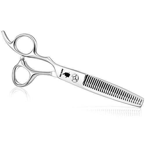 Left Handed Hair Thinning Scissors - Barber Shears for Left Hand Person - 6.0 Japanese 440 C Stainless Steel Left Handed Blending Shear - Handmade Lefty Hair Scissor