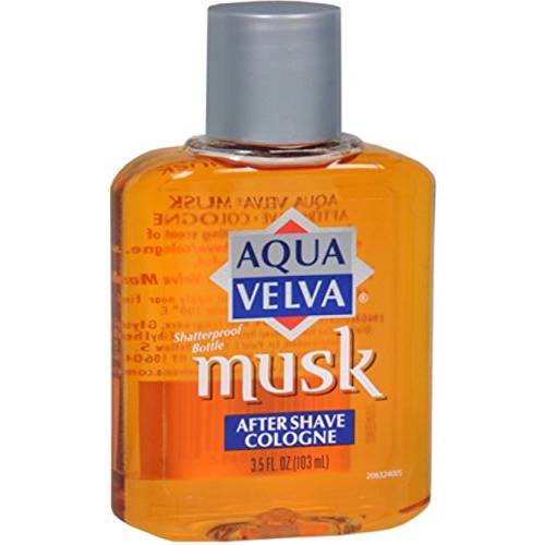 Aqua Velva Musk After Shave Cologne 3.50 oz (Pack of 3)