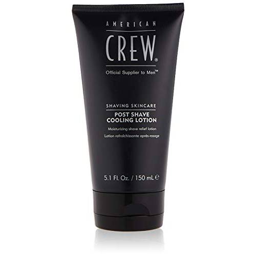 After Shave Lotion for Men by American Crew, Cooling Dual Action Lotion, 5.1 Fl Oz