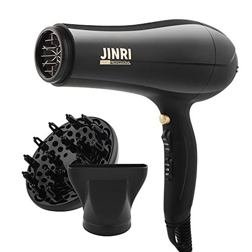 2000W Professional Hair Dryer with Negative Ions,Anti-Static,Blow Dryer with Diffuser & Concentrator,AC Motor Heat Hot&Cold Wind Constant Temperature Protecting Your Hair