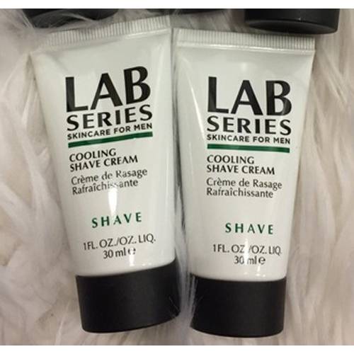 LAB Series Cooling Shave Cream, travel size 1 fl oz./30ml PACK OF 2