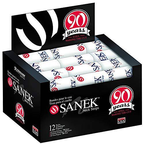 SANEK Neck Strips 60 count (6 Pack)