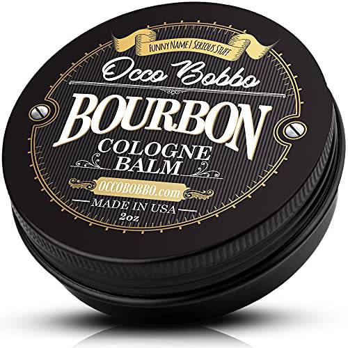Occo Bobbo - Solid Cologne Bourbon and Sandalwood Scent. Solid Bourbon Cologne For Men - Men’s Solid Cologne - 2 Ounce - Concentrated Balm. – A Smooth Blend Of Woody Oak Barrel