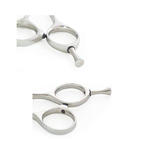 2x Hair Scissors Finger Tang Scissor Parts Finger Rest 2 size 2.6 mm & 3.0 mm