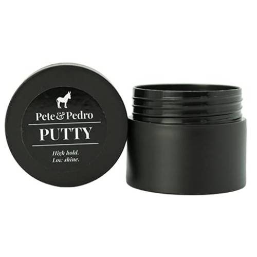 Pete & Pedro PUTTY - Hair Putty for Men | Strong Hold and Matte Finish, Low Shine Hair Clay | As Seen on Shark Tank, .5 oz. Travel Size