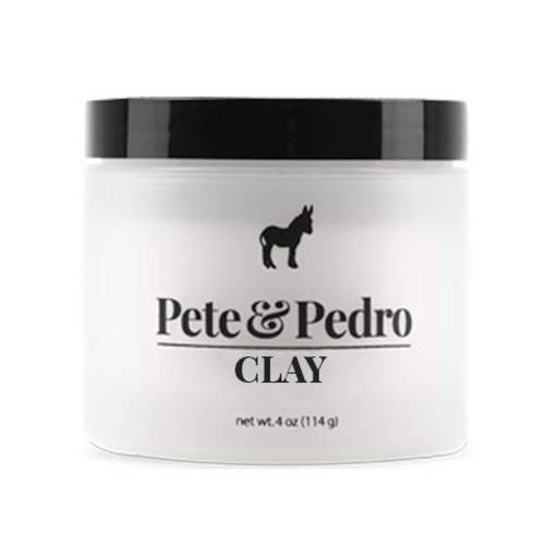 Pete & Pedro CLAY - Hair Clay For Men | Medium Hold and Matte Finish | Adds Body and Thickness | As Seen on Shark Tank, 4 oz.