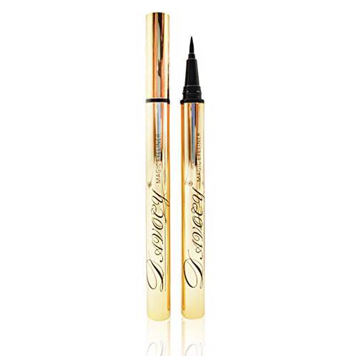 Davocy Magnetic Eyeliner for False Eyelash, No Glue Need, Suitable for Sensitive Eyes, Waterproof & oil-proof, Easy to Use for Makeup, Compatible with Any False Eyelashes,