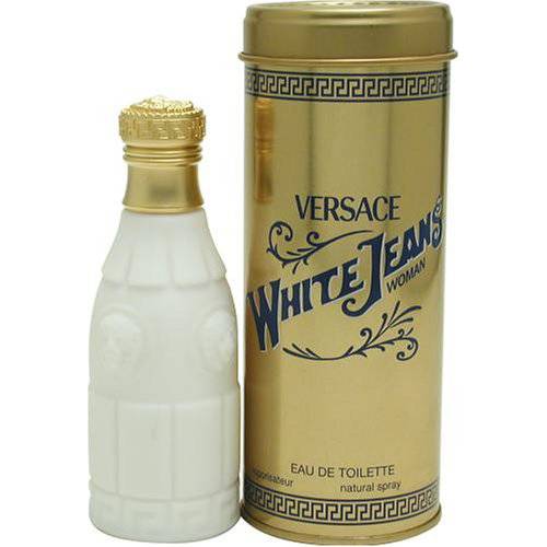 White Jeans By Gianni Versace For Women. Eau De Toilette Spray 2.5 Ounces