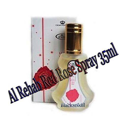 Red Rose - Al-Rehab Eau De Natural Perfume Spray- 35 ml (1.15 fl. oz) by Al-Rehab