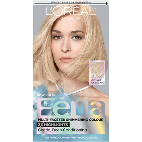 L’Oréal Paris Feria Permanent Hair Color, 110 Starlet (Very Light Beige Blonde)