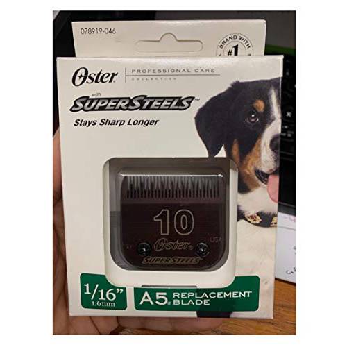 Oster Super Steels A5 Replacement Blades, 10 Made in USA 1/16