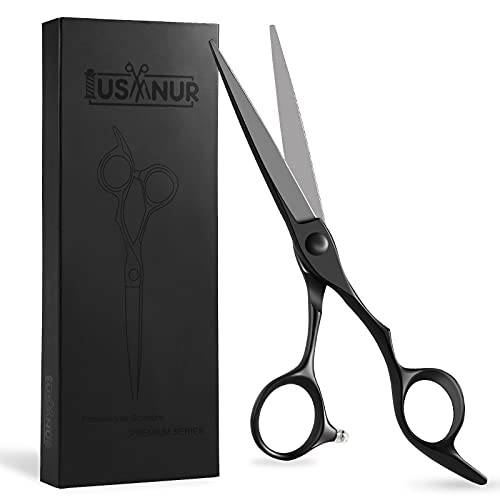 Professional Extremely Very Sharp Blades Barber Hair Cutting Scissors/Shears 6.8 Inches Made Of Advanced Stainless Steel Alloy Ideal For Senior Hairdressing Salon and Home Use