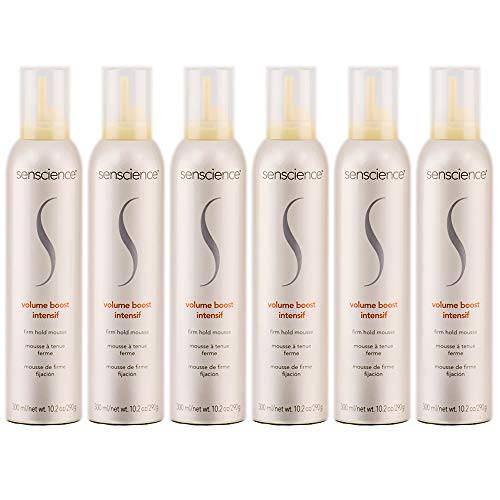 Senscience Volume Boost Intensif Firm Hold Mousse 10.2 Ounce (6 Pack)