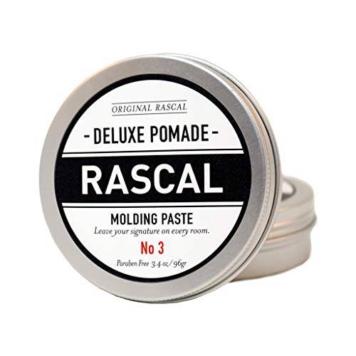 Rascal Deluxe Pomade 3 | Molding Paste (Pomade No 3, 3.4oz)