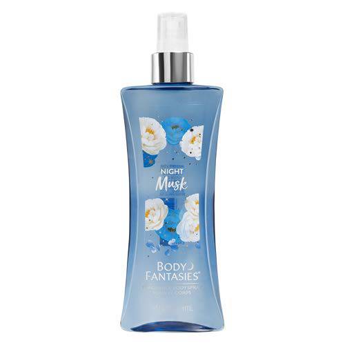Body Fantasies (1) Bottle Fragrance Body Spray - Night Musk Scent - 3.2 fl oz