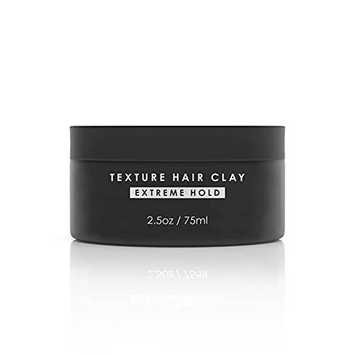 Hair Clay for Men by Forte Series | Extreme Hold Mens Hair Clay | Matte Texture Paste with Natural Ingredients to Add Volume and Definition to Thick/Coarse Hair | Men’s Hair Styling Products, (2.5 Oz)