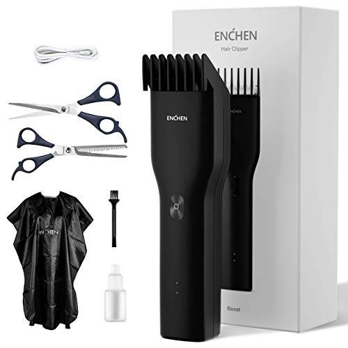 WEKEEP Cordless Hair Clipper for Men - Rechargeable 600mAh Electric Portable Hair Clippers Razor with Haircut Kit Trimmer (Black)