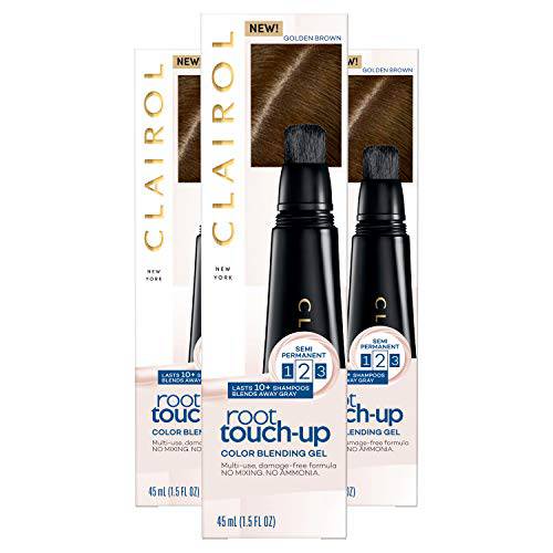 Clairol Root Touch-Up Semi-Permanent Hair Color Blending Gel, 5G Golden Brown, Pack of 1