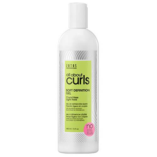 All About Curls High & Soft Definition Gel | Crunchless Hold | Define, Moisturize, De-Frizz | All Curly Hair Types