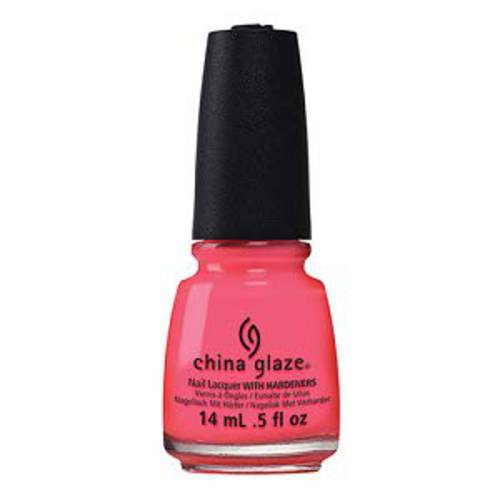 China Glaze Electric Nights Lacquer, Red’y To Rave, 0.5 Fluid Ounce