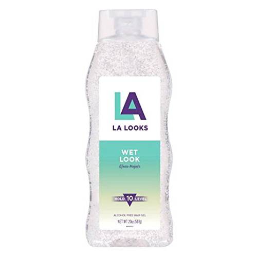 La Looks Gel 10 Wet Looks 20 Ounce (Clear) (591ml) (6 Pack)