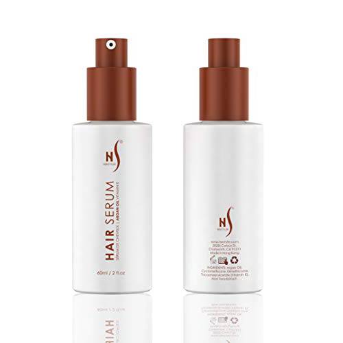 Herstyler Dry Hair Serum for Natural Shine - Aceite De Argan - Anti Frizz Hair Serum for Straightening Tresses - Hair Shine Serum - Argan Oil Hair Serum for Damaged Hair (Pack of 2)