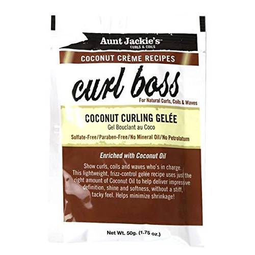 Aunt Jackie’s Coconut Curl Boss Curling Gelee Packette