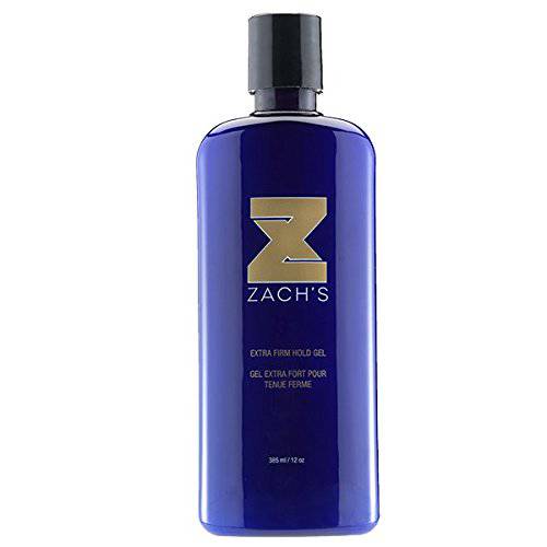 Zach’s Wax Extra Firm Hold Gel, 12 oz - Hair Gel for Men