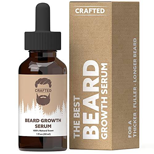 Beard Growth Oil, Beard Growth Serum, Beard Serum, Grow A Thicker Beard Quickly, Beard Oil Growth, Beard Growth, Grow Beard, Beard Grow, 1oz - Unscented (1 Pack)