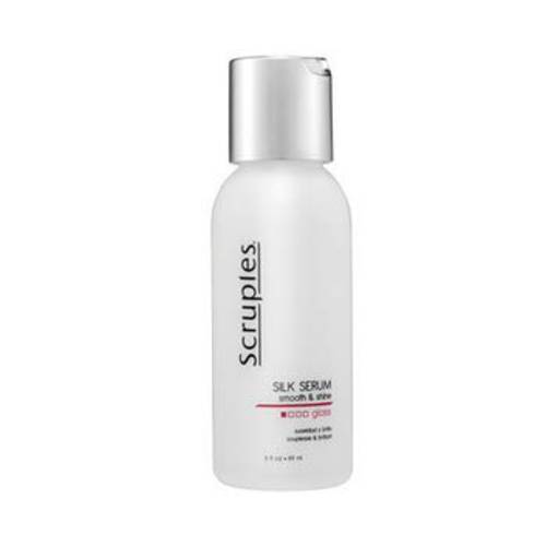 Scruples Smooth & Shine Silk Serum - Lightweight Gloss - Long Lasting Silky Finish to Frizzy, Dry & Dull Hair - Damage and Thermal Protectant - 3oz