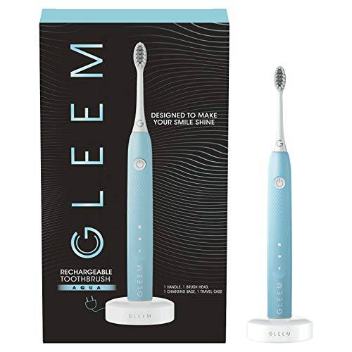 Gleem Rechargeable Electric Toothbrush, Aqua