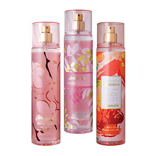 Aeropostale Back to school bundle: artistic collection - blushing, golden hour, and graceful gardenia, 8 Fl Ounce