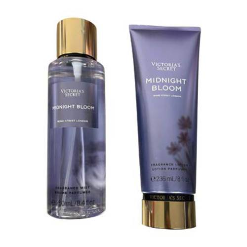 Victoria’s Secret Midnight Bloom Fragrance Mist and Body Lotion Gift Set (Midnight Bloom)