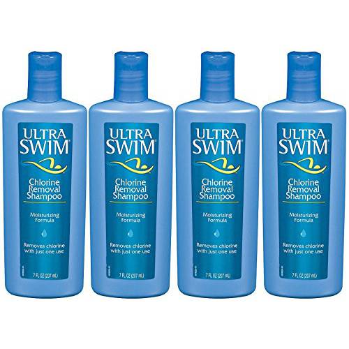 UltraSwim Chlorine Removal Moisturizing Shampoo, 7 oz, 4 Pack