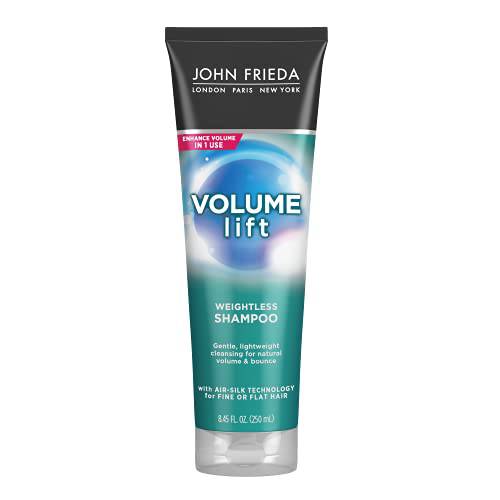 John Frieda Volume Lift Lightweight Shampoo for Natural Fullness, 8.45 Ounces, Safe for Colour-Treated Hair, Volumizing Shampoo for Fine or Flat Hair