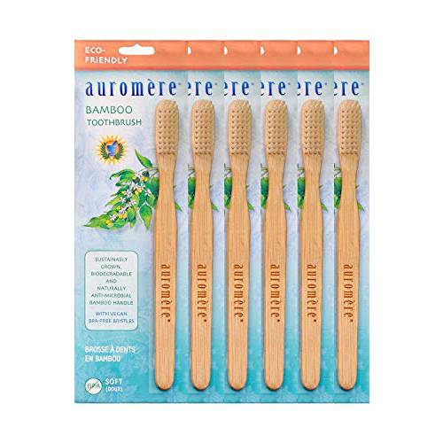 Auromere Bamboo Toothbrush (6 Pack)