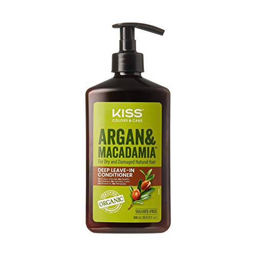KISS Color & Care Argan & Macadamia For Dry and Damaged Natural Hair (Leave-In Conditioner)