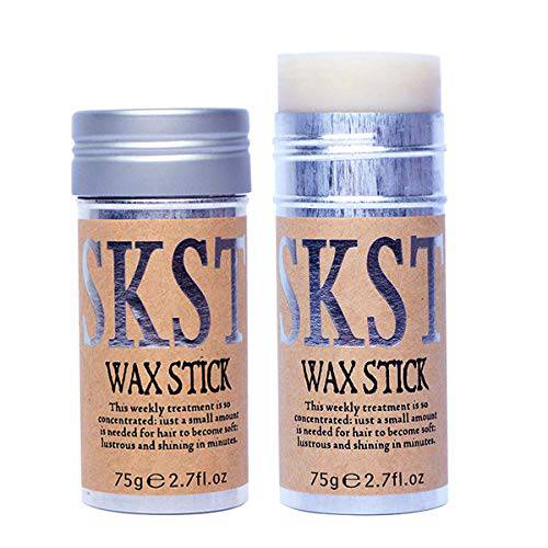 TBACW 2PCS Broken Hair Wax Stick,2.7Oz Styling Hair Wax Stick Control Hair Slick Non-Greasy for Fly Away & Edge Frizz Hair (2Pcs)