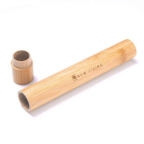 Bamboo Toothbrush Holder | Bamboo Carry Case | Biodegrade Eco Product | 21cm Natural Product