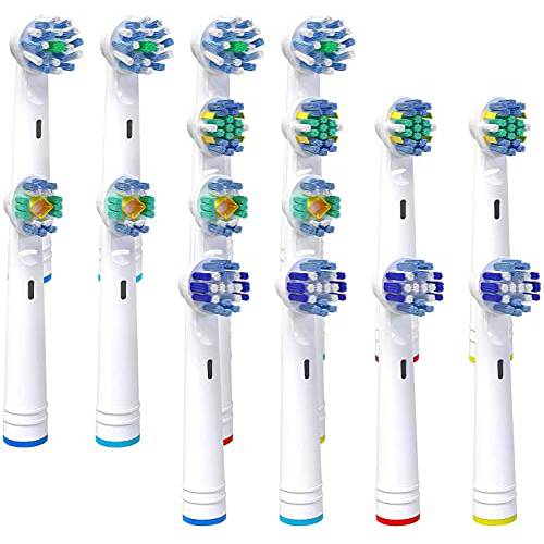 Toothbrush Heads for Oral B Professional Electric Toothbrush Replacement Heads Compatible with Pro Genius and Smart 16 Pack
