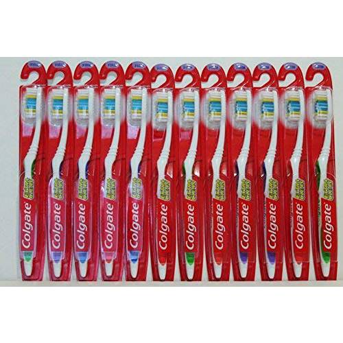 12 Pack Colgate Toothbrush Firm Hard Full Head Extra Clean New